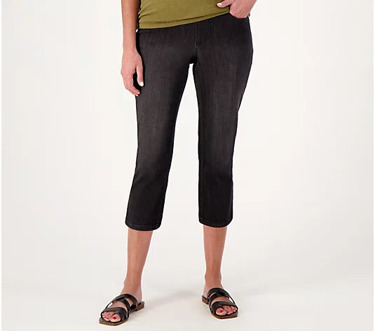 Belle by Kim Gravel Reg Primabelle Straight Leg Cropped Women Jean Size 4