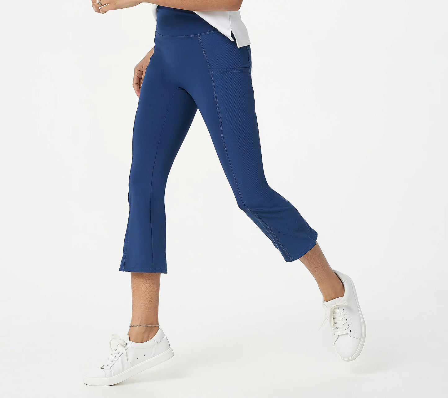 zuda Petite Plus Z-Move Cropped Pants with Pockets
