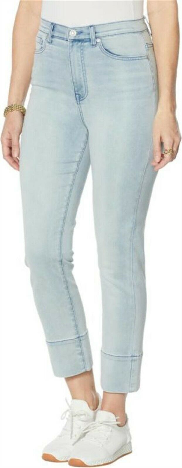 SoftCell Diane Gilman Wide-Cuff Cropped Jean Fashion7409673