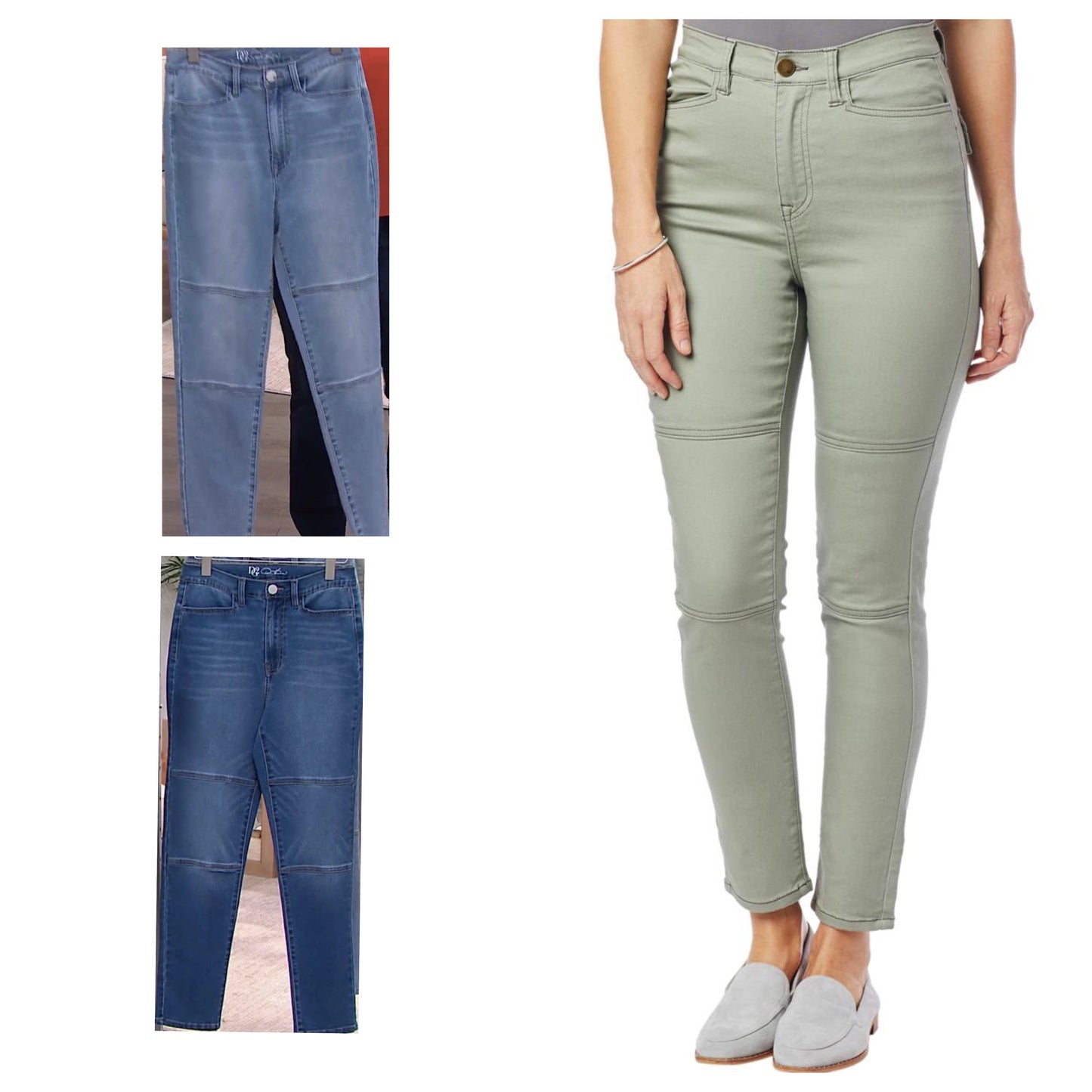 DG2 by Diane Gilman Virtual Stretch Moto-Style Skinny Jean Women’s