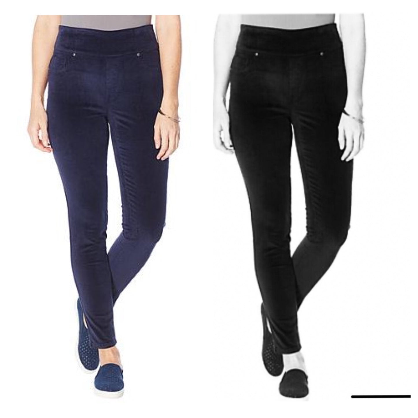 DG2 by Diane Gilman Stretch Velvet Ultra Skinny Jean 775641