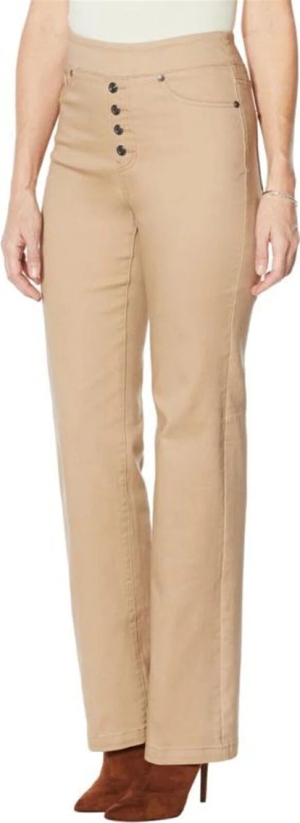 DG2 by Diane Gilman Virtual Stretch Denim Pull-On Trouser Jean