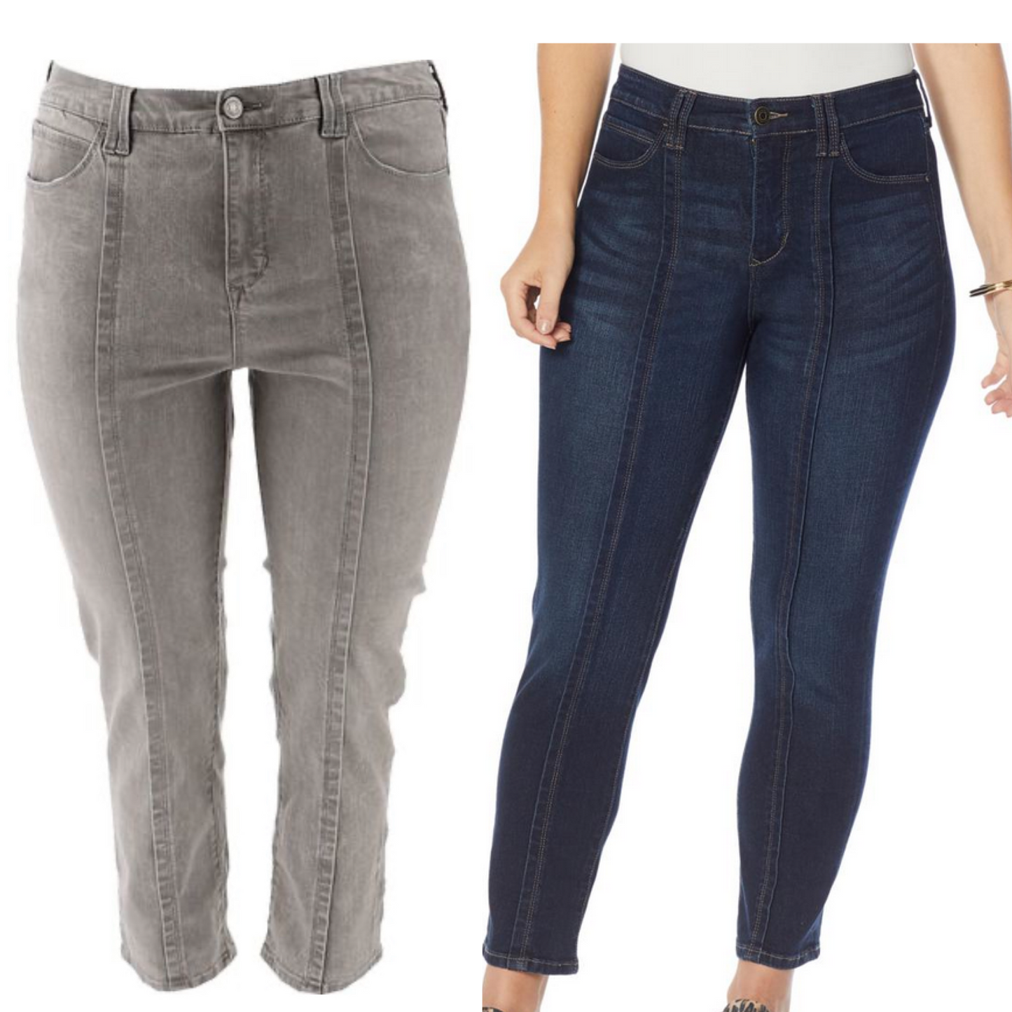 Skinnygirl December High-Rise Slim Straight Jean.