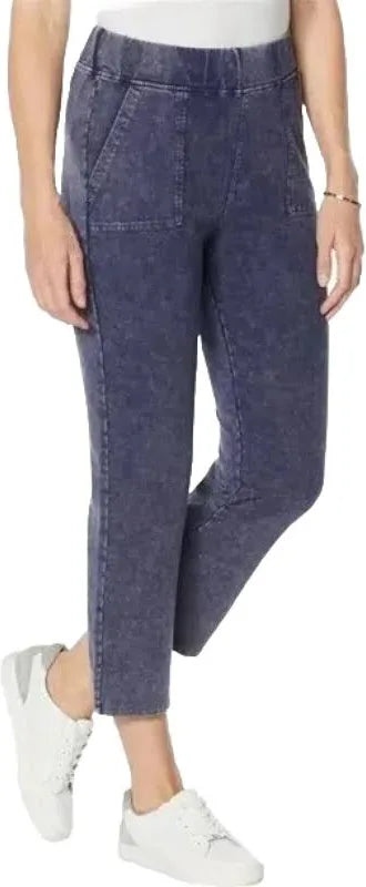 DG2 Diane Gilman Women's Downtime Kick Flare Crop Lounge Pant Size