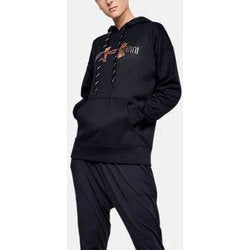 Under Armour Fleece Graphic Hoodie Women Level Black Coldgear