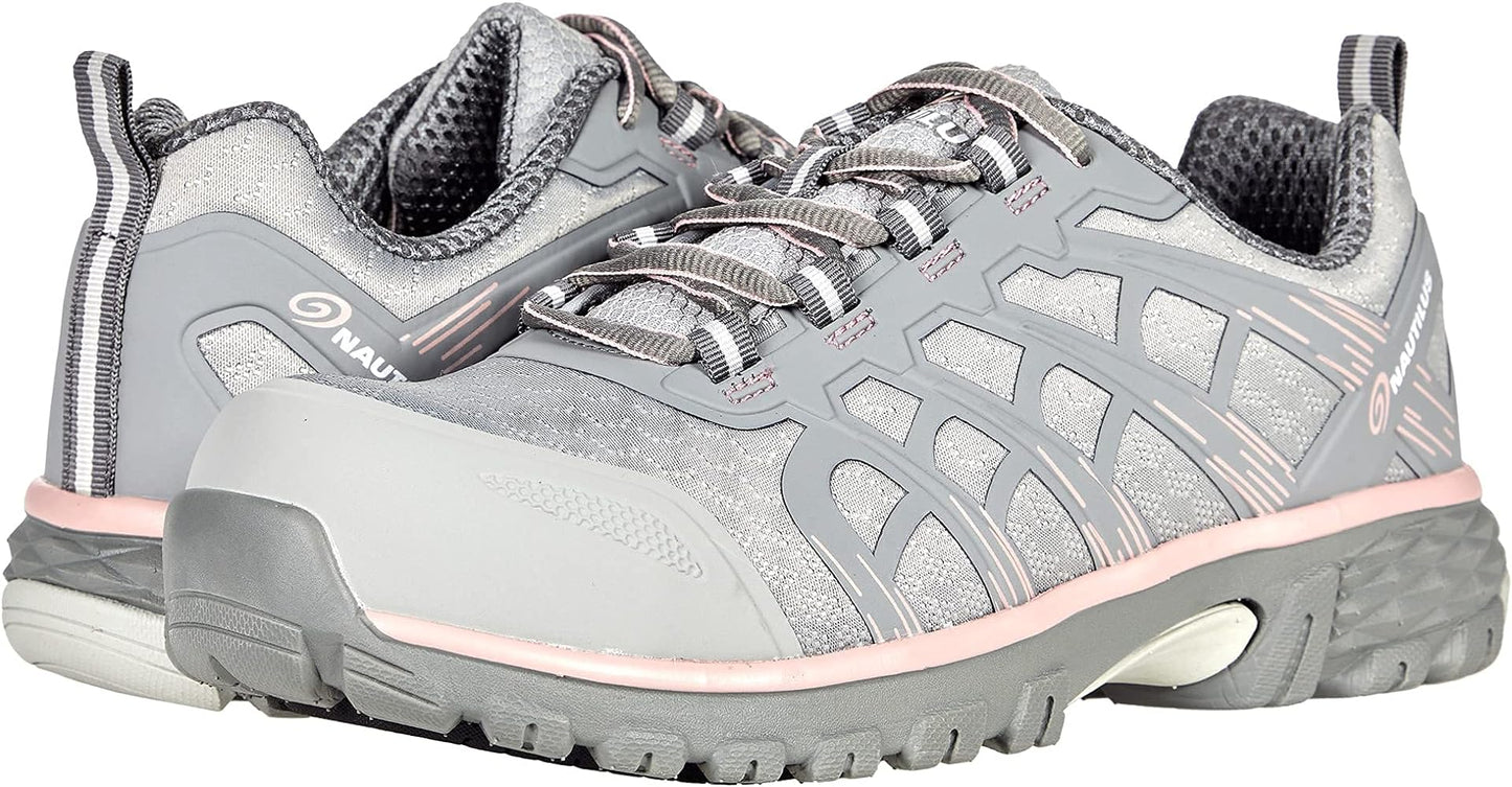 Nautilus Womens N1082 Stratus Gray Safety Shoes