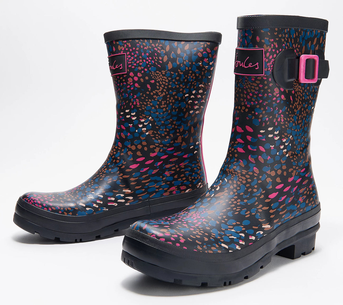 Joules Women’s Waterproof Mid Rain Boots Molly Welly Molly Welly