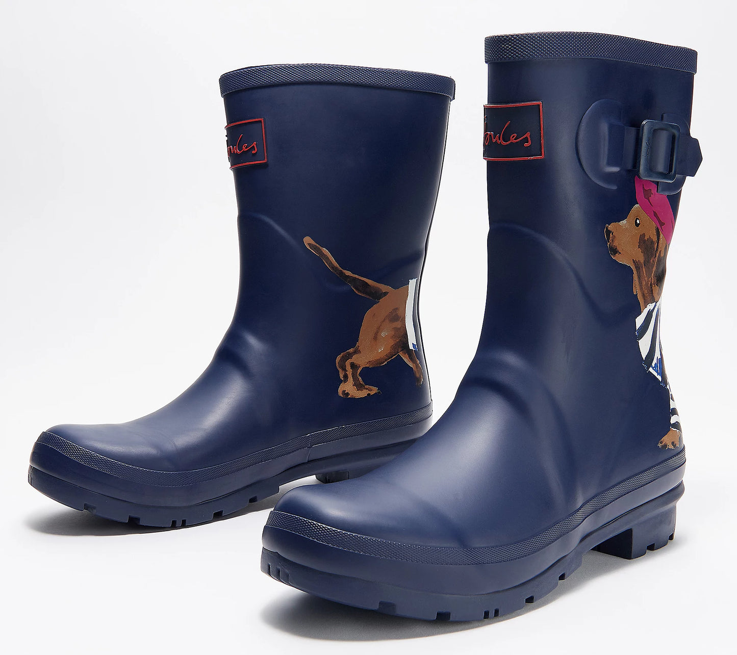 Joules Women’s Waterproof Mid Rain Boots Molly Welly Molly Welly