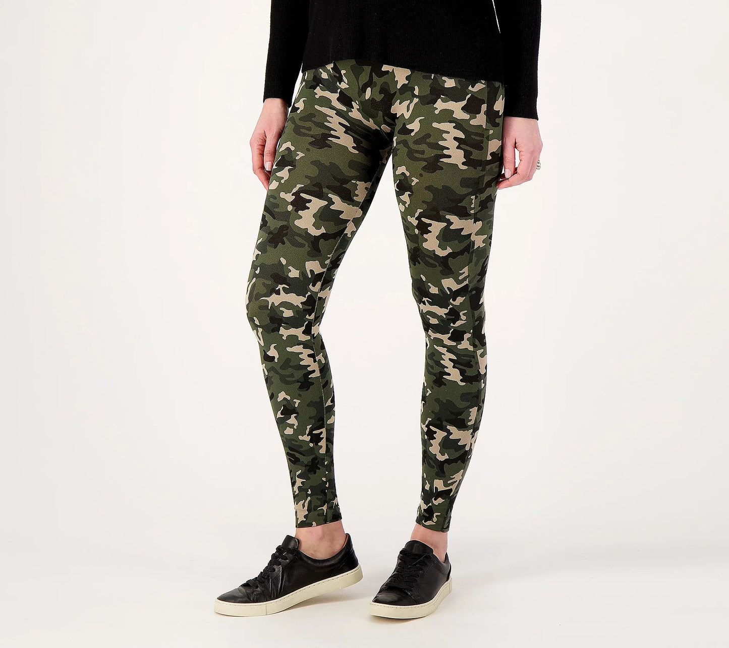 Breezies Women’s Seamless Tummy Smoothing Legging Print or Solid Size S