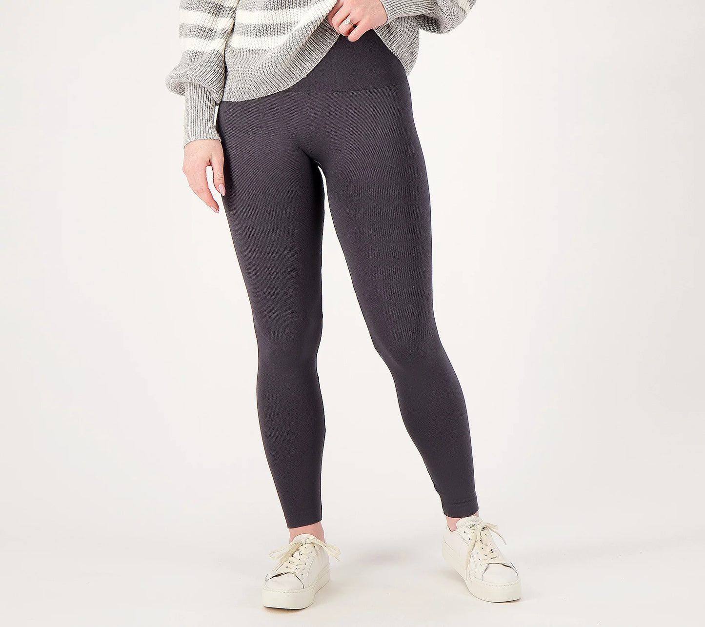Breezies Women’s Seamless Tummy Smoothing Legging Print or Solid Size S