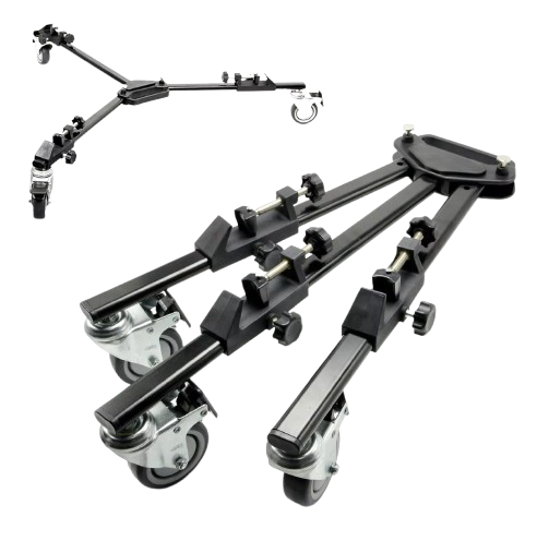 Tripod Dolly / Heavy Duty 2-way Use Boom Stand: Sand Bag and Carry Bag