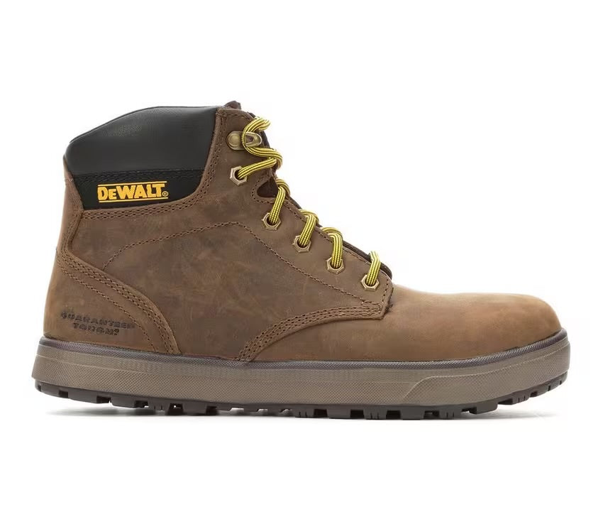 DEWALT Newark S3 Waterproof Safety Hiker Boots Brown Size 12M DEWNEWARBR8