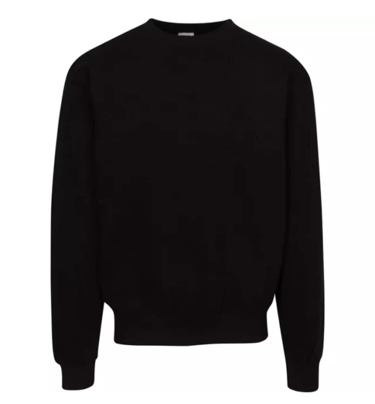 Men's Heavyweight Crewneck Sweatshirt Cotton Long Sleeve Sweater Fleece Warm