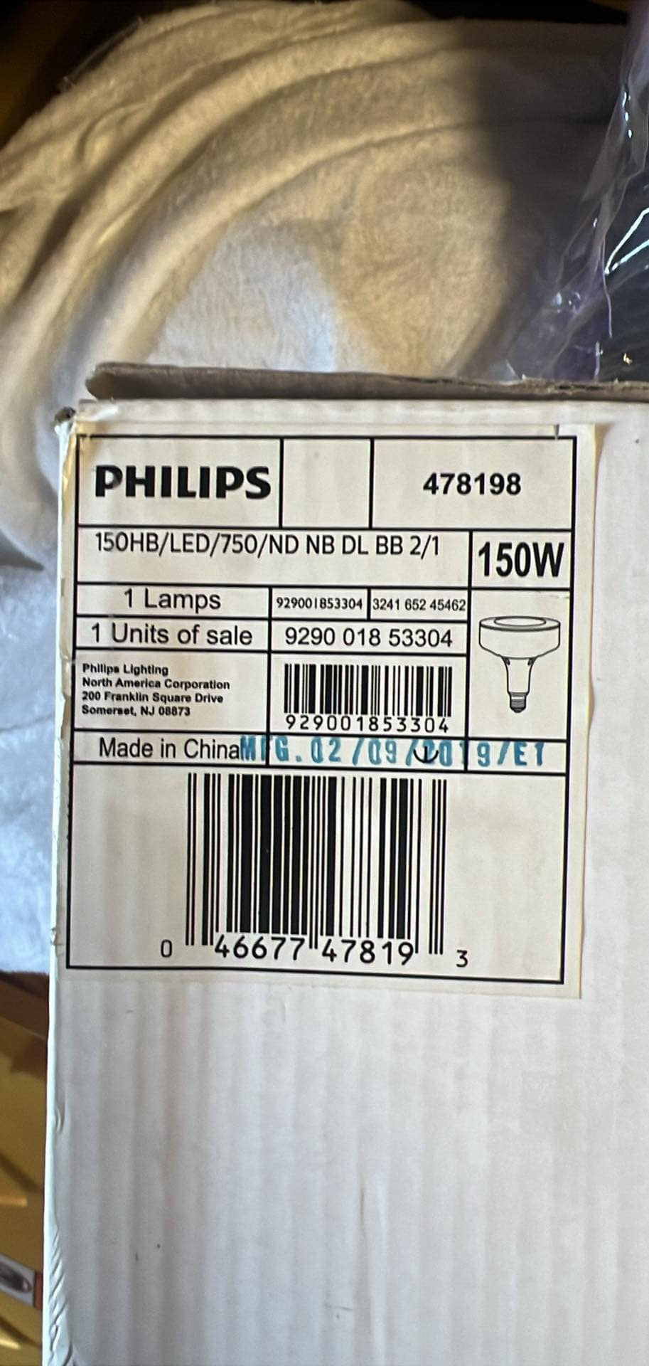 Philips Lighting 478198 150W LED High-Bay Retrofit Lamp