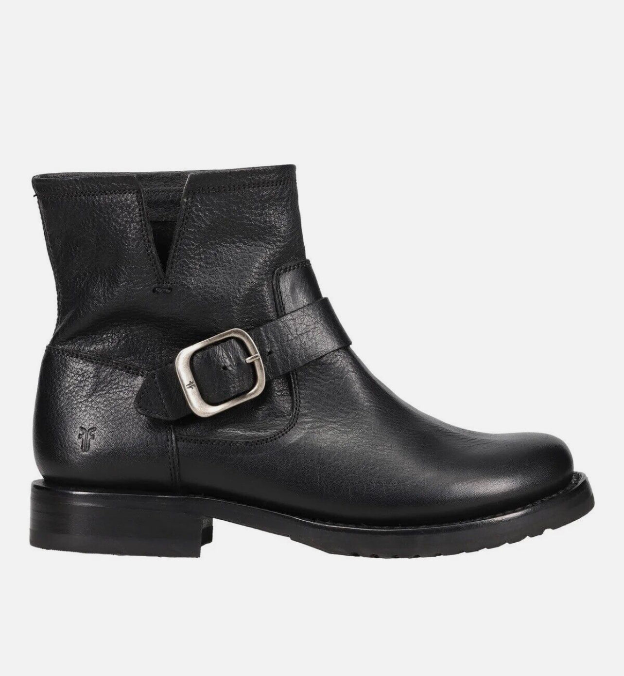 New Frye Veronica Leather Boot Women's Ankle Booties Black Size 9 M Pull On