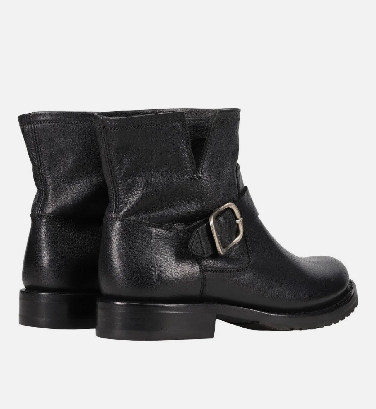 New Frye Veronica Leather Boot Women's Ankle Booties Black Size 9 M Pull On