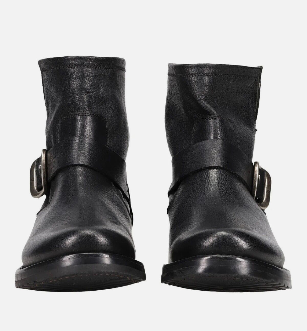 New Frye Veronica Leather Boot Women's Ankle Booties Black Size 9 M Pull On
