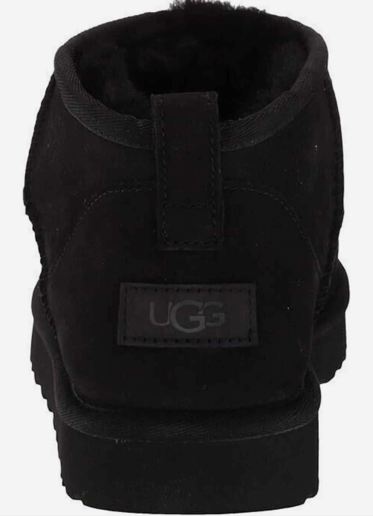 UGG Women's Classic Ultra Mini Fashion Boot, Black, Size 7