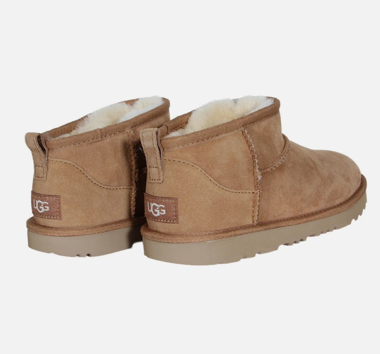 UGG Size 8 Ultra Mini Big Kids Boots in Chestnut 1130750k-CHE