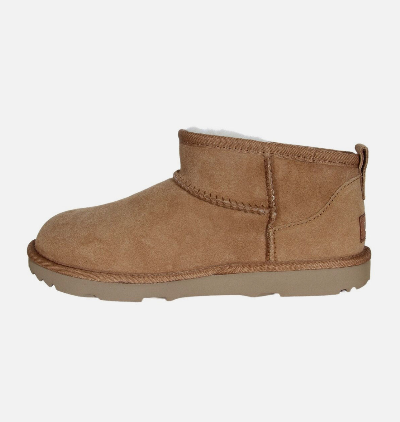 UGG Size 8 Ultra Mini Big Kids Boots in Chestnut 1130750k-CHE