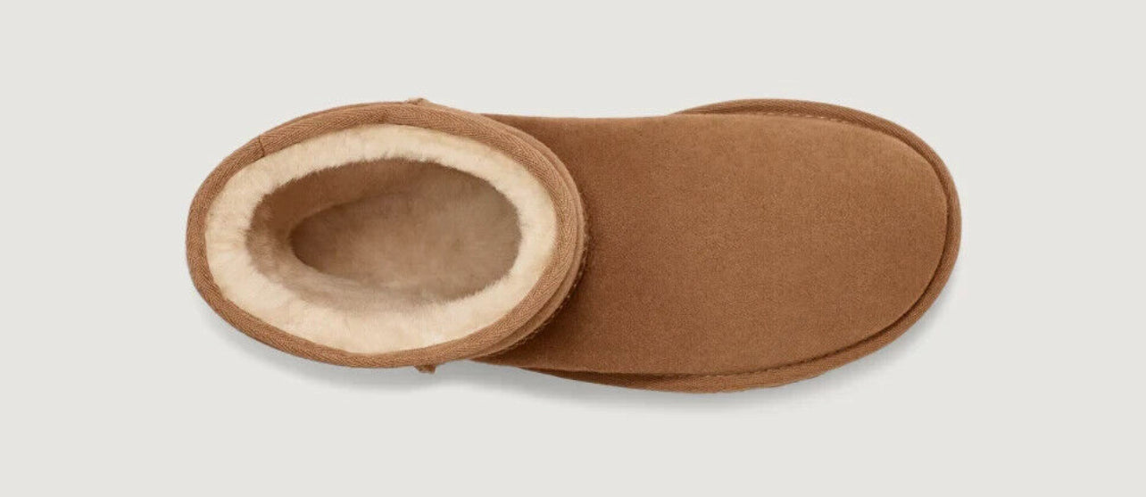 UGG Women's Classic Short II Boots - Chestnut Size 10 - Winter Footwear