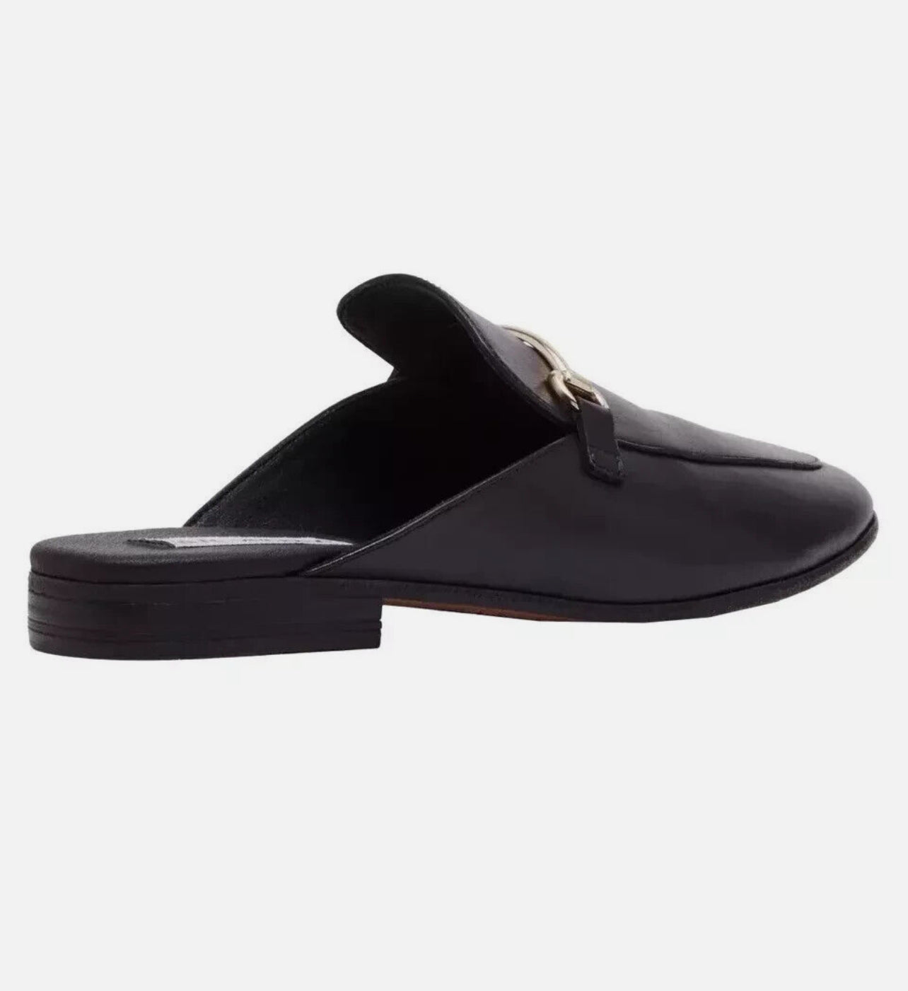 Steve Madden Women's GALILEA Leather Mules, Black, 6