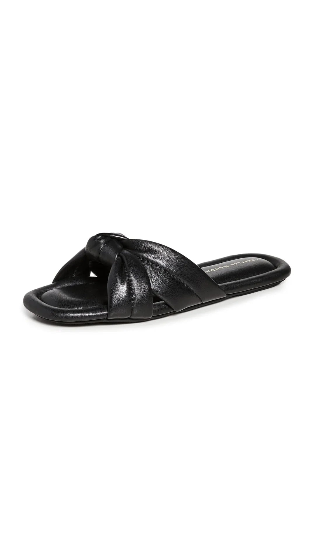 Loeffler Randall Women's Polly Puffy Knot Sandals 9.5 B / Black