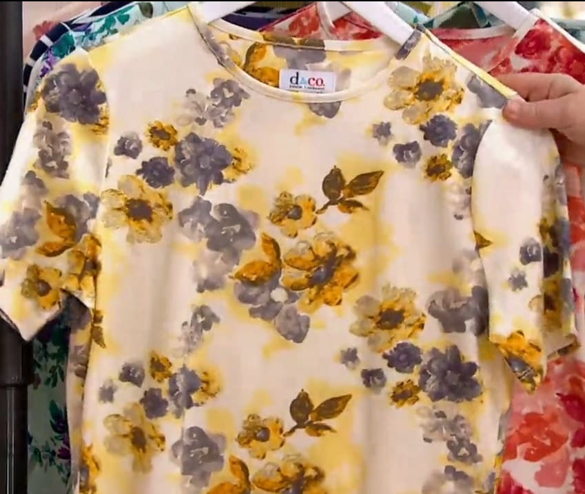Denim & Co. Printed Perfect Jersey Short-Sleeve Top