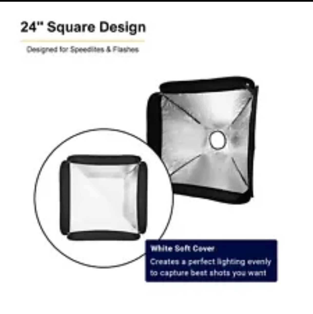 Flash Softbox with Mounting And Honey Comb