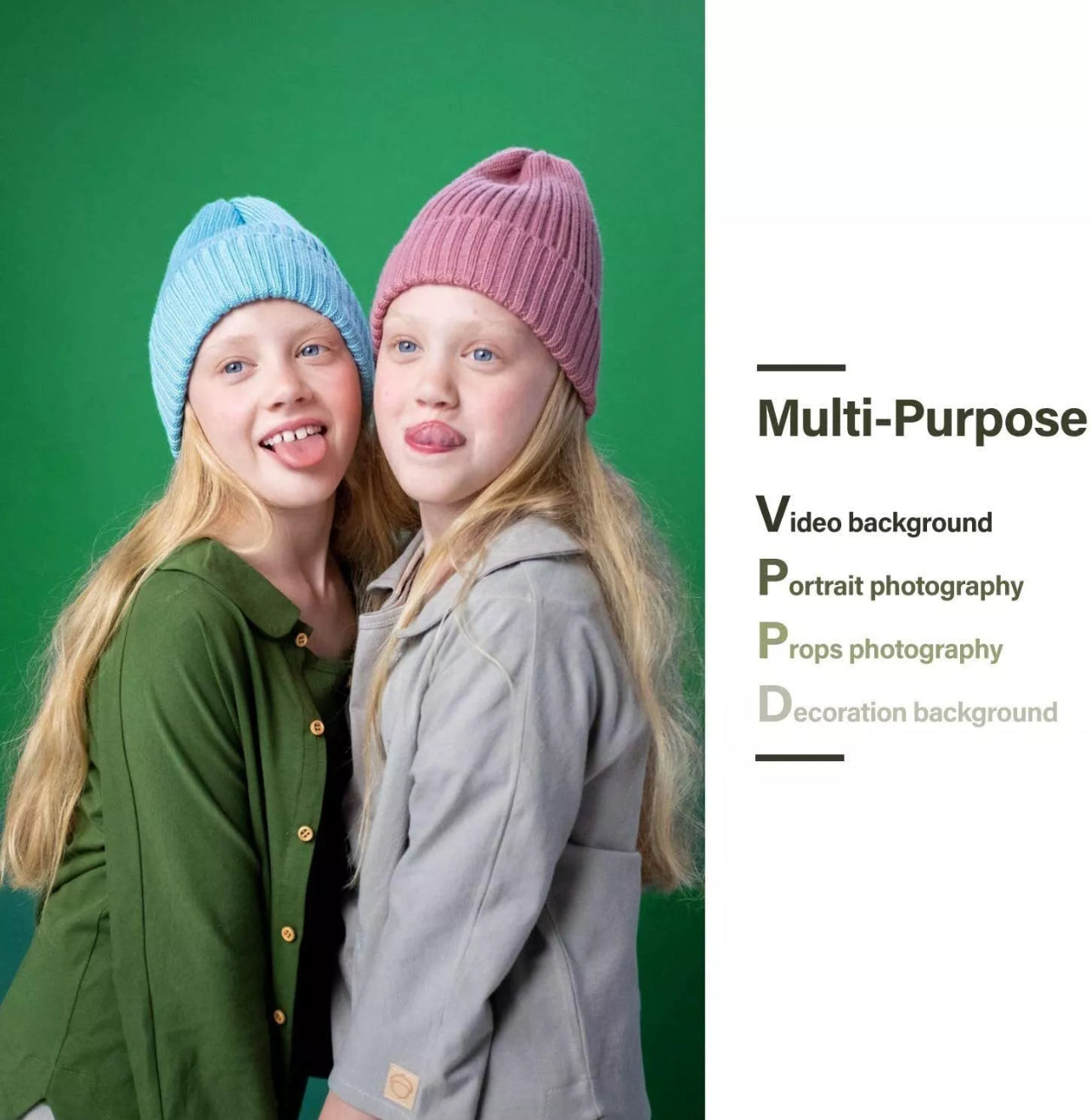 6 x 9 feet Green Screen with Ring Clip for Crossbar Hanging