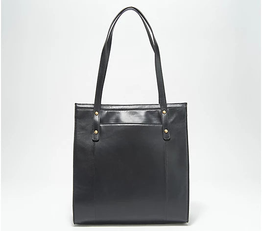 Tignanello Leather and Haircalf Oxford Tote
