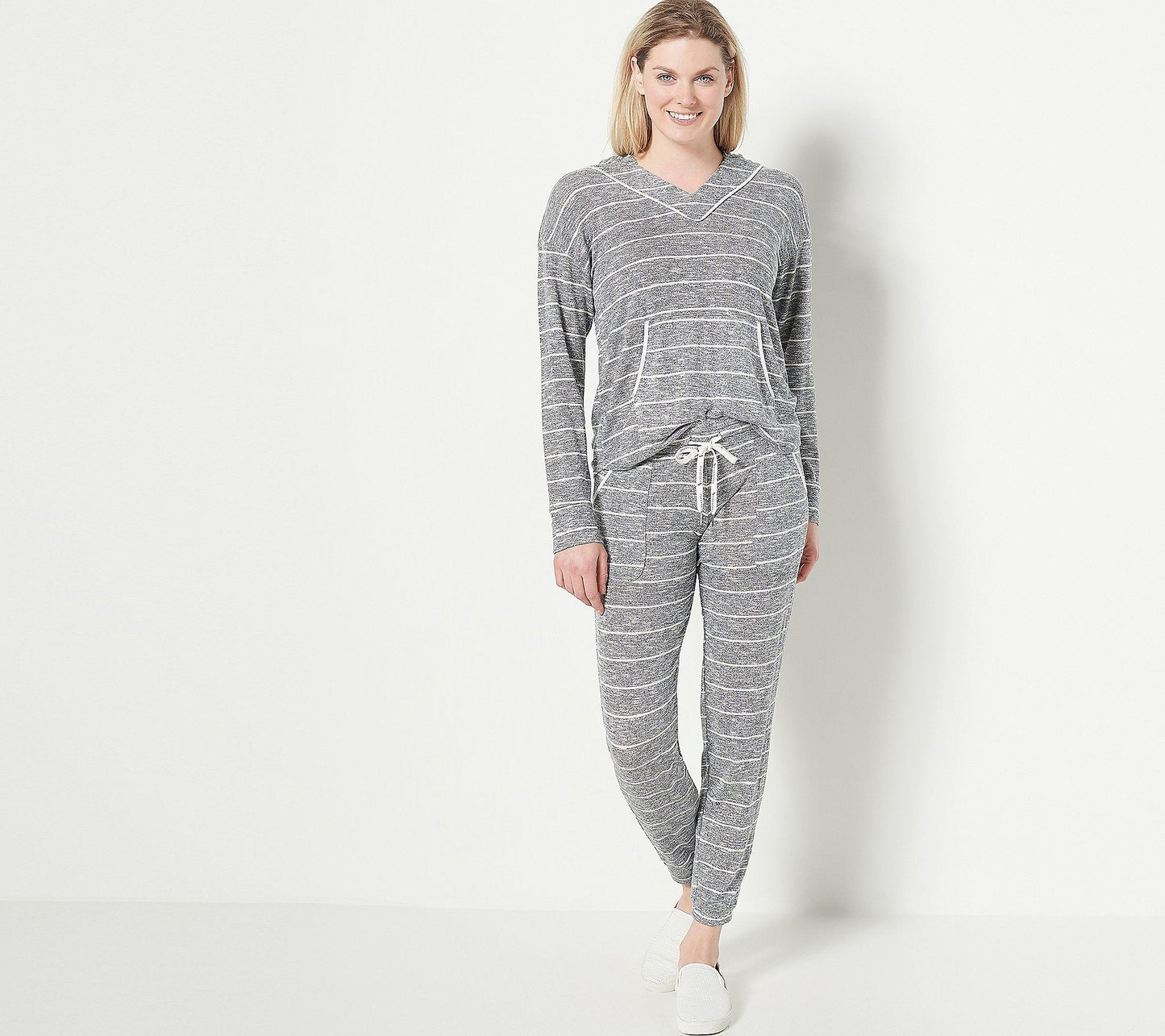 Koolaburra by UGG Petite Marled Sweater Knit Lounge Set 2