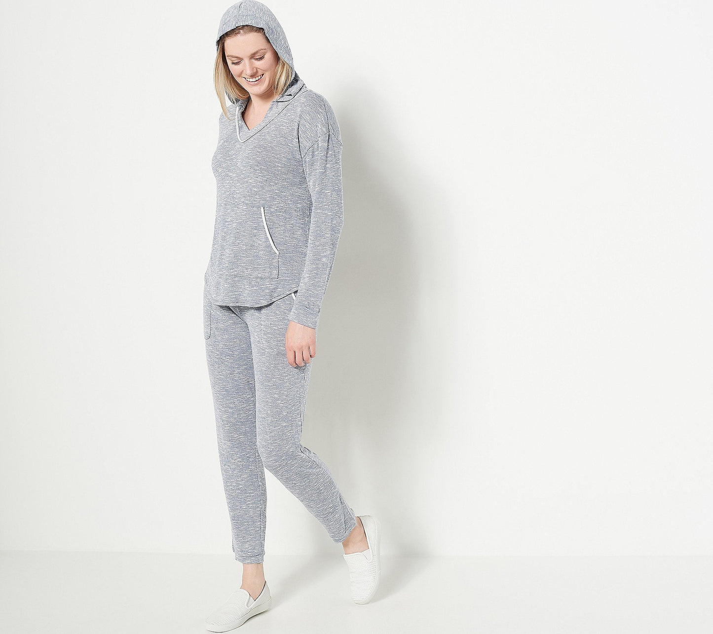 Koolaburra by UGG Petite Marled Sweater Knit Lounge Set 2