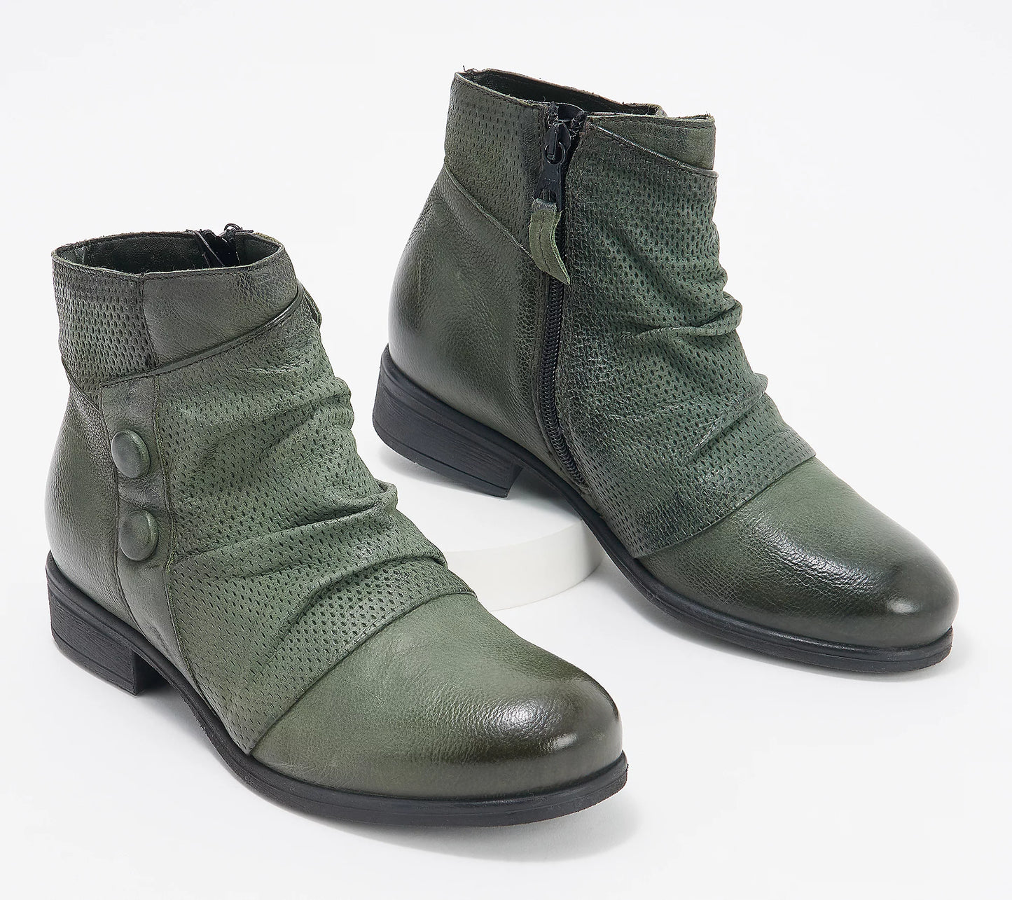 Miz Mooz Leather Ankle Boots - Sallie
