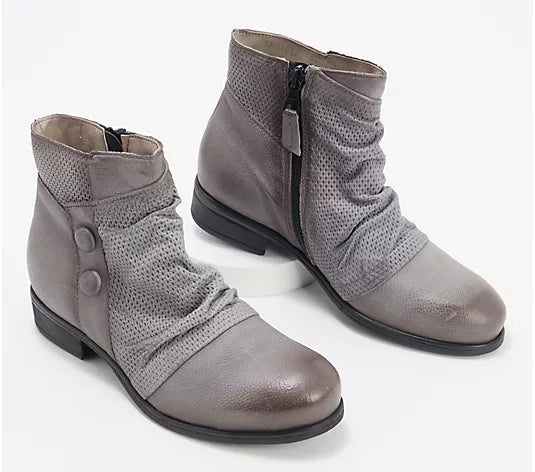 Miz Mooz Leather Ankle Boots - Sallie