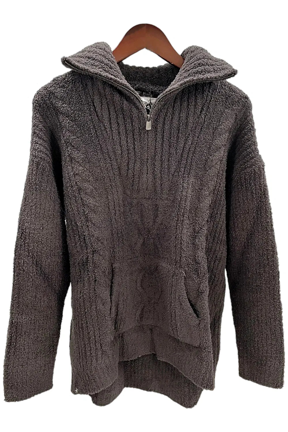 Barefoot Dreams Women's CozyChic Cable Half-Zip Pullover two Colors Available