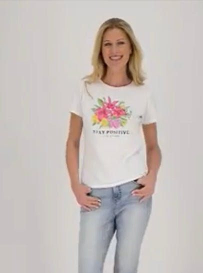 Life is Good Women’s Crusher Crew Neck Tee