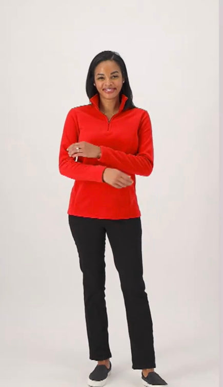Lands' End Petite Women’s Fleece Quarter Zip Pullover