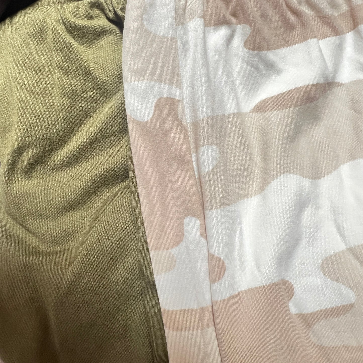 AnyBody Brushed Jersey Joggers w/Tie Women's Set of 2