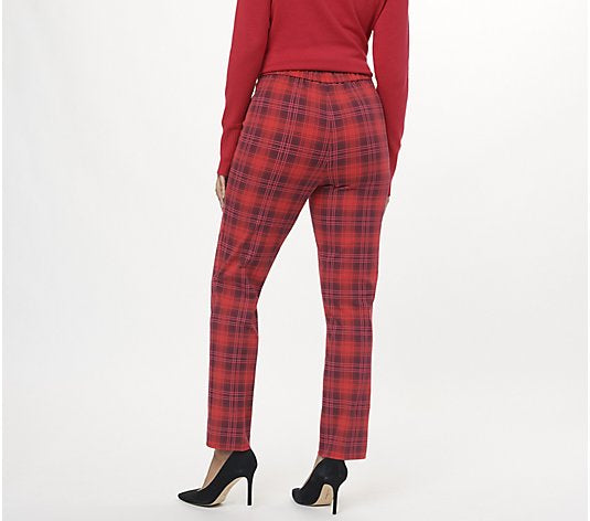 Isaac Mizrahi Live! Petite 24/7 Stretch Slim Straight Pant