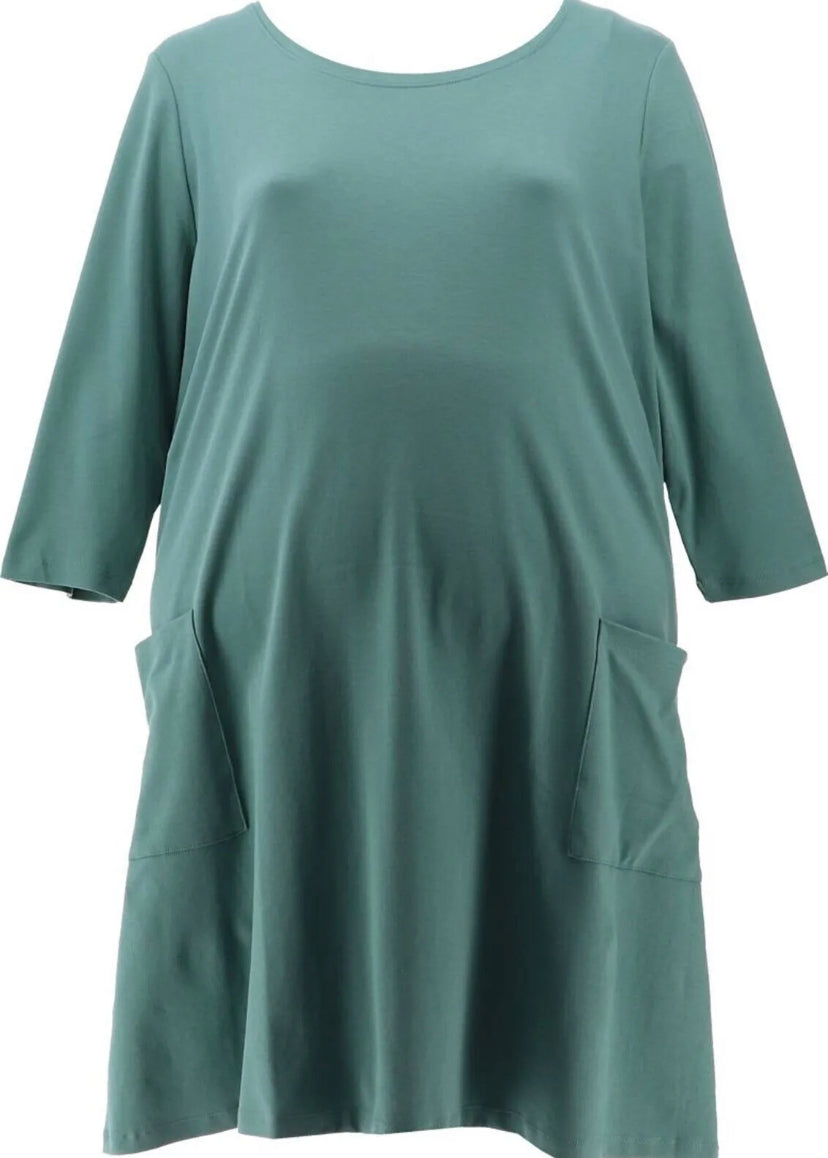 Isaac Mizrahi Live! Women’s Petite Essentials Swing Dress