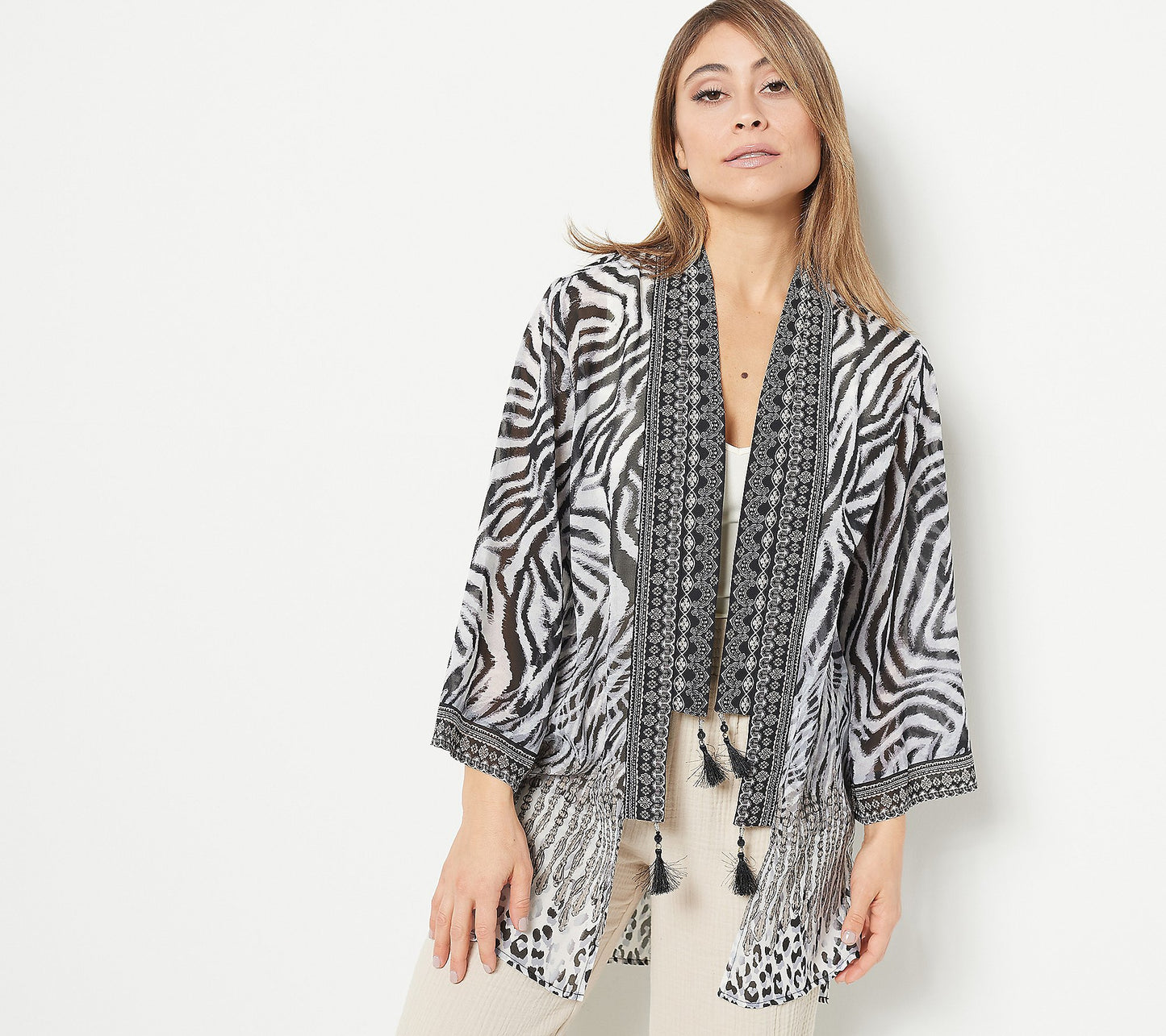 Belle Beach by Kim Gravel Women’s Sheer Chiffon Cover Up