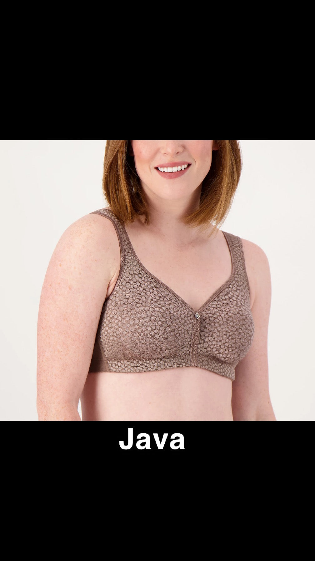 Breezies Women’s Wirefree Diamond Shimmer Unlined Support Bra