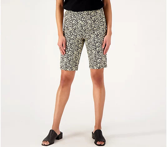 Isaac Mizrahi Live! Women’s Regular 24/7 Stretch Bermuda Shorts