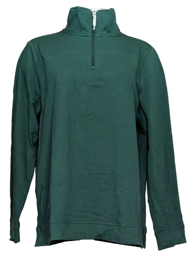 Denim & Co. Women’s Active French Terry Half-Zip Top