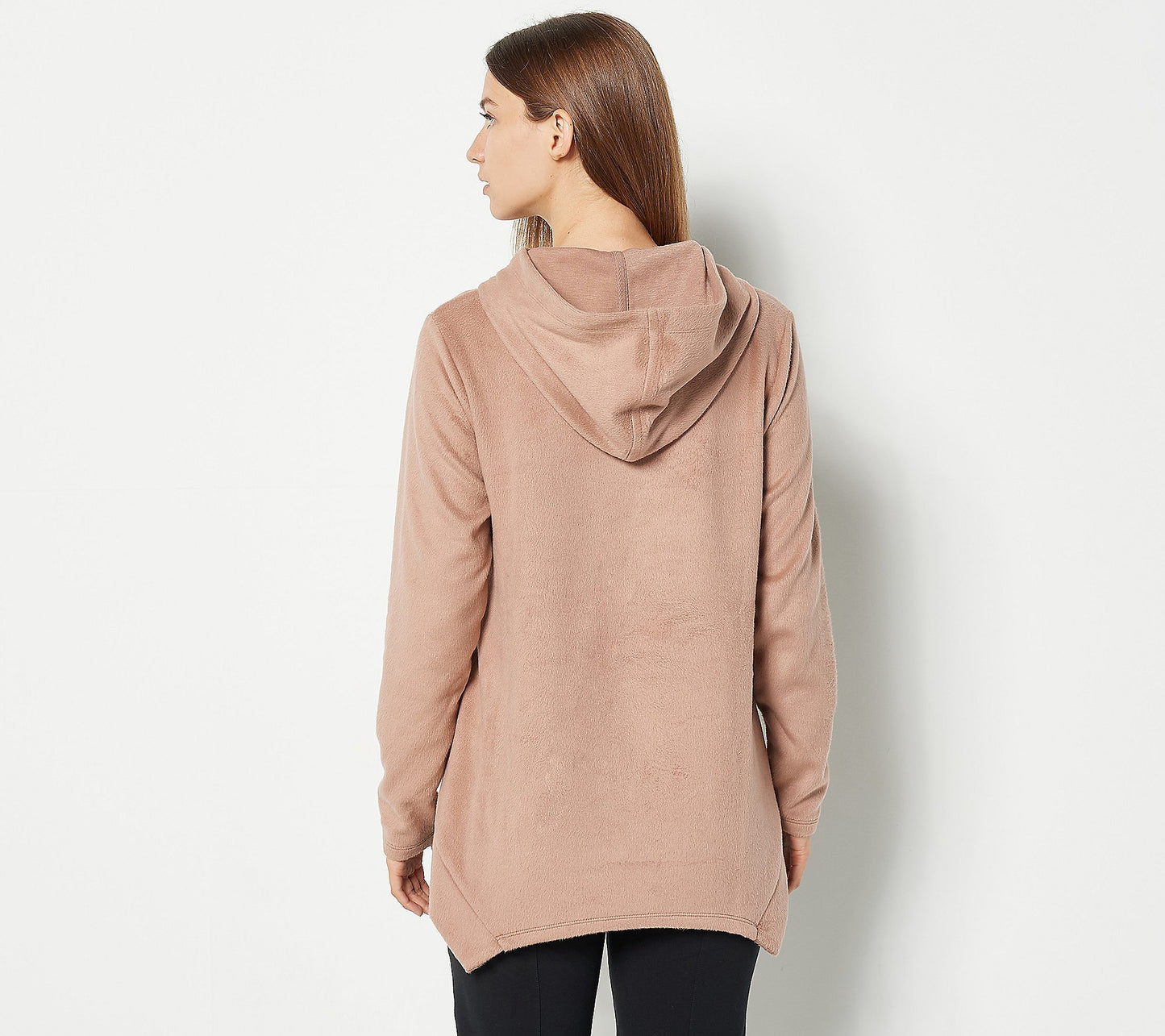 AnyBody Women’s Fleeced Back French Terry Poncho Top