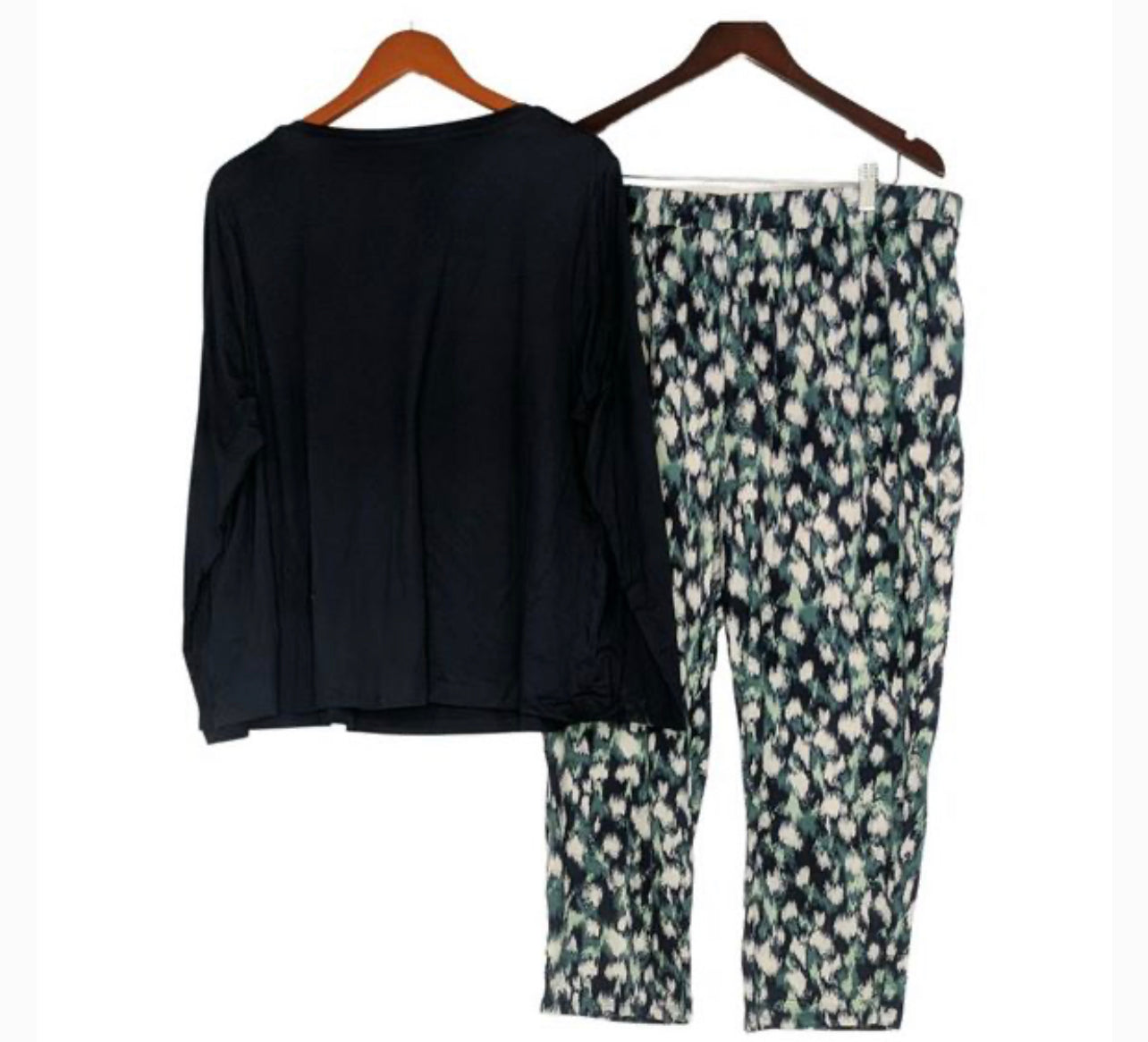 Anybody Petite Brushed Jersey Top and Printed Pant Sleep women's Set