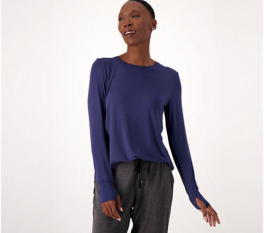 Cuddl Duds Softwear with Stretch Long Sleeve Women's Top