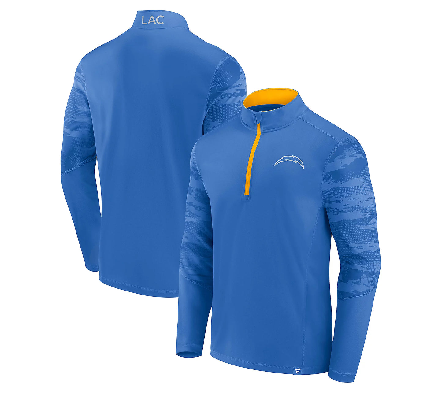 NFL Men's Quarter Zip Long Sleeve Pullover