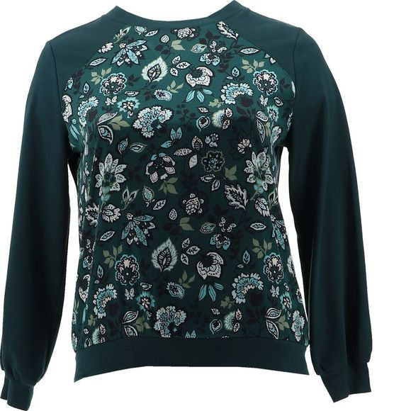 J Jason Wu Mixed Media Women's Sweatshirt
